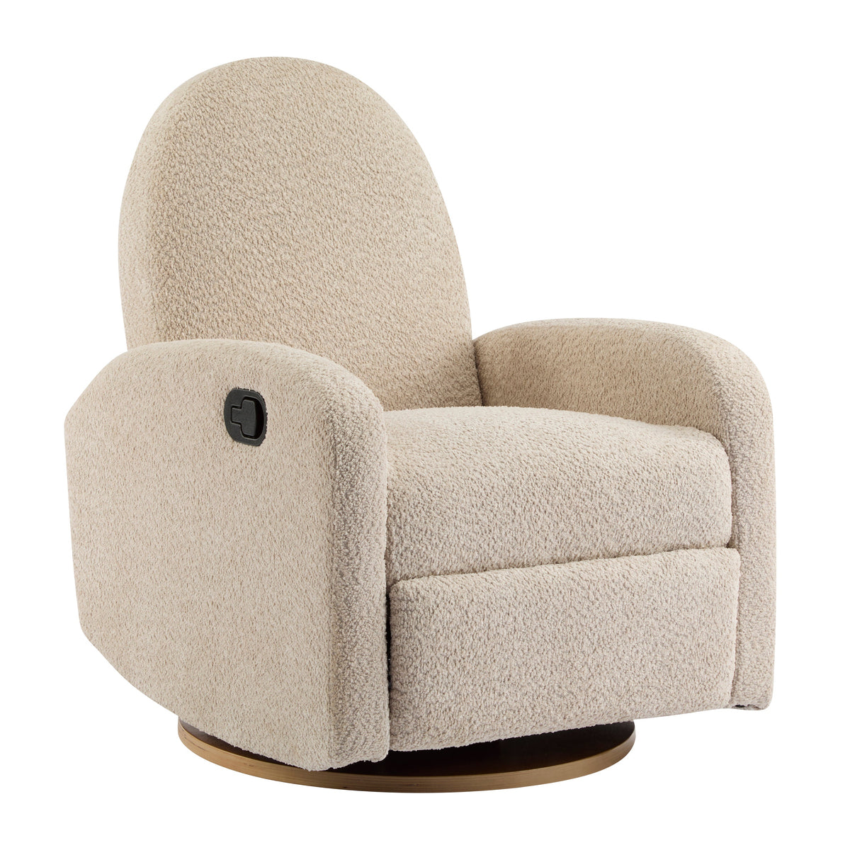 360 Swivel and Glider Recliner Chair in Almond