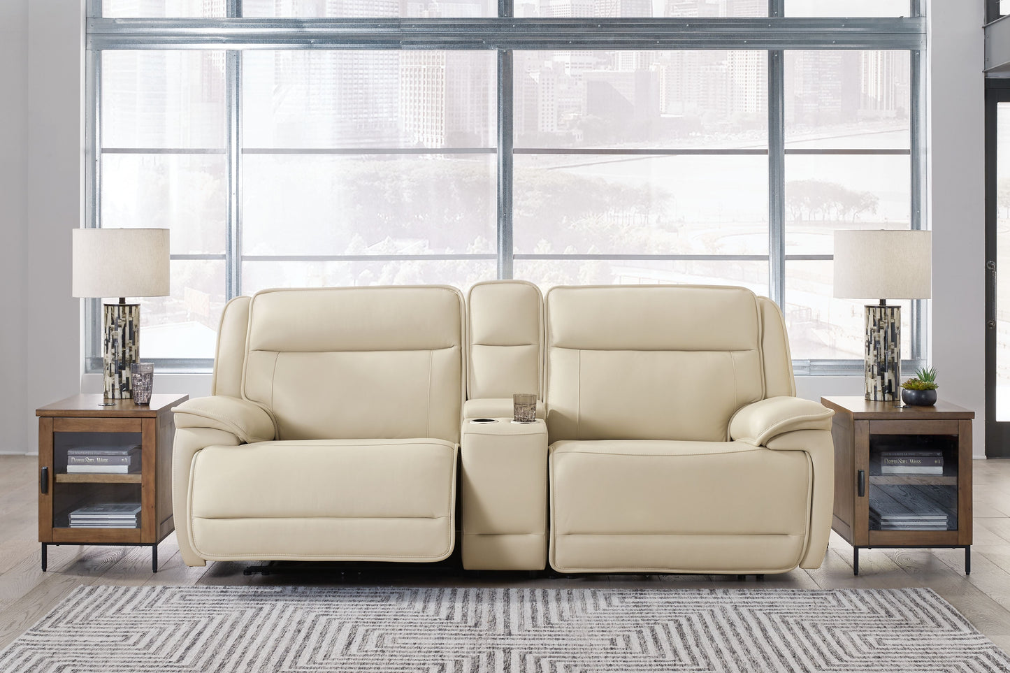 Double Deal and Reclining Sectional Sofa