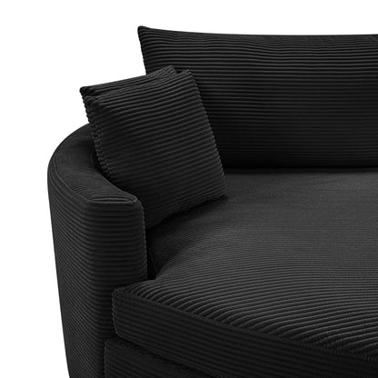 Oversized Double Chaise Sofa With USB Ports