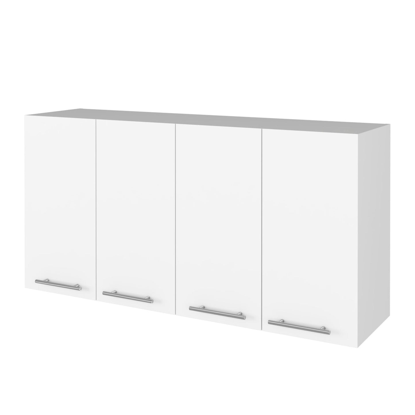 the White Durham Four Door Wall Kitchen Cabinet
