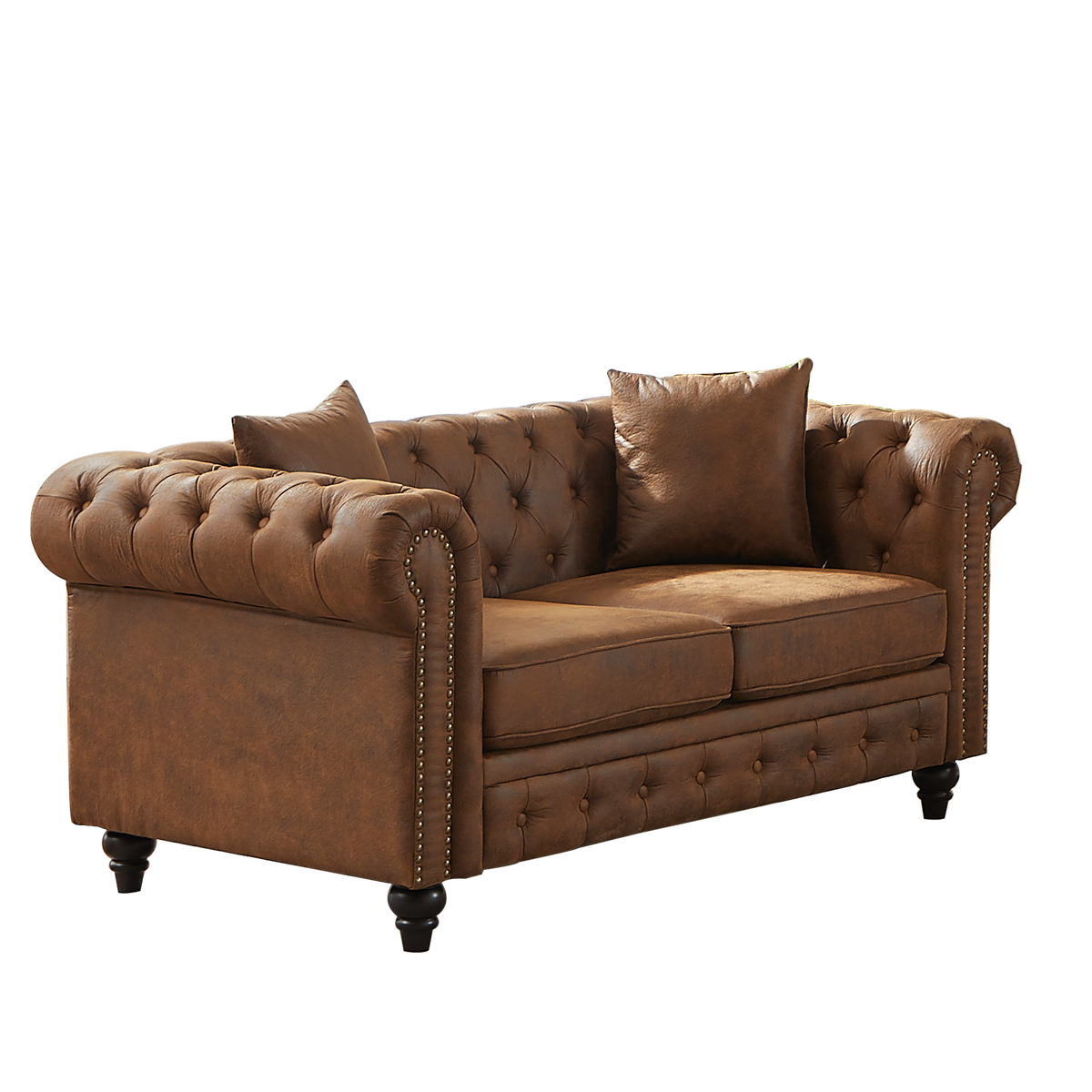 Contemporary Chesterfield Sofa and Tech Fabric