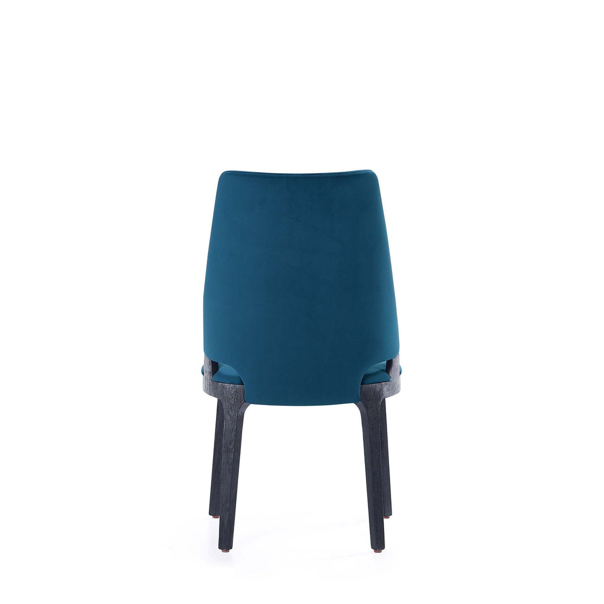 Kara dining chair set of 2 in blue fabric with solid beech wood frame HouseOfZazla on Tampa Home & Garden Store