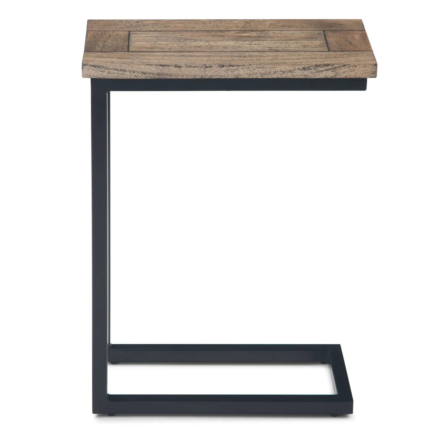 Skyler C Side Handcrafted Table with wood top and black metal frame by Unique Piece Furniture on Tampa Home & Garden Store