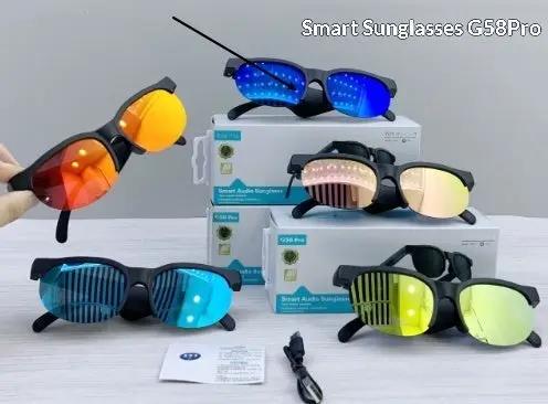 AI-Powered Bluetooth Earphone Glasses set of 6 with assorted mirrored lenses on Tampa Home & Garden Store