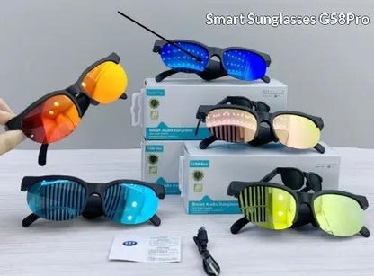AI-Powered Bluetooth Earphone Glasses set of 6 with assorted mirrored lenses on Tampa Home & Garden Store