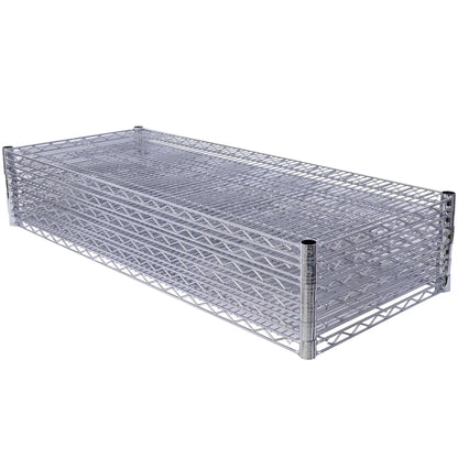 7-Tier Metal Shelf with Wheels, Heavy Duty