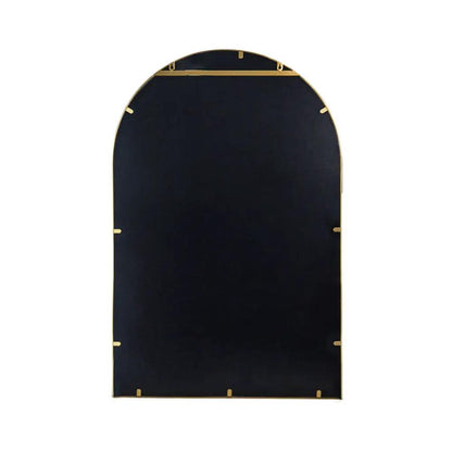 Arched Wall Mirror With Metal Frame Living Room