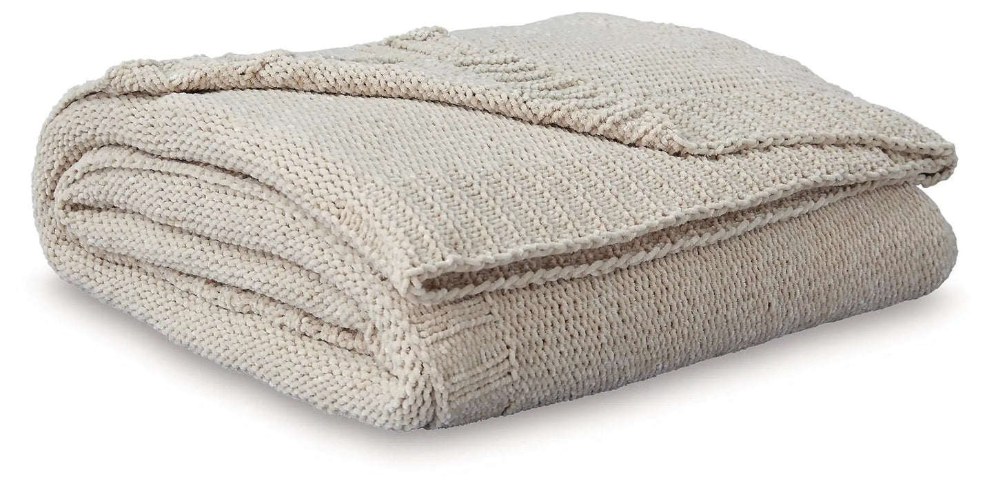 Anawood Chenille Throw Blanket for Sofa and Bed