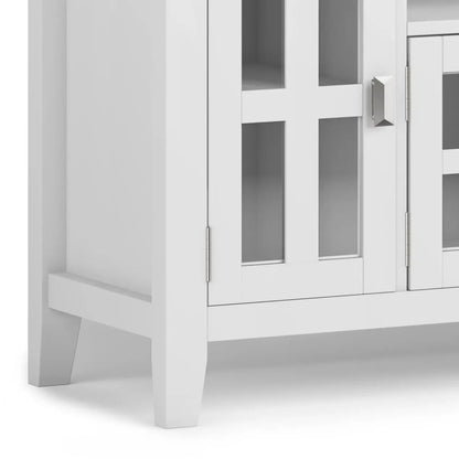 Artisan Tv Media Stand Glass Doors and Drawers