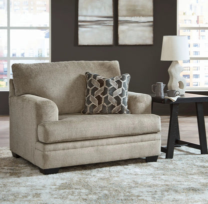 Stonemeade 3-Piece Living Room Set by Unique Piece Furniture in beige textured fabric on Tampa Home & Garden Store