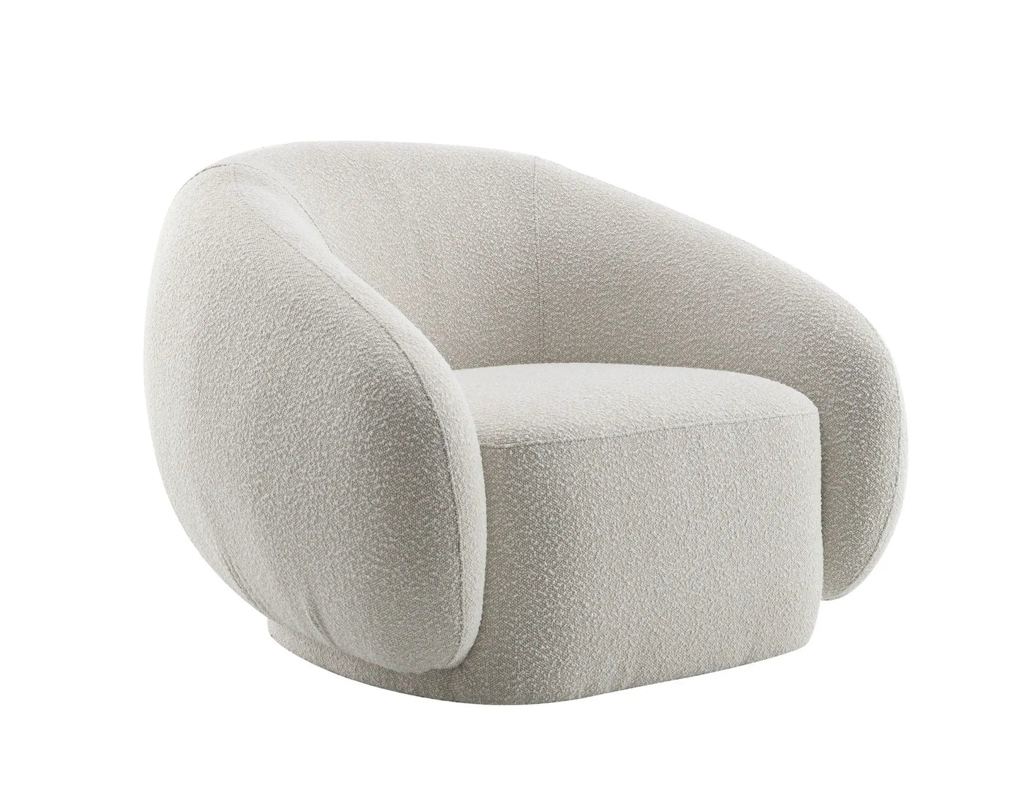 Isabel Chair Bouclé Upholstery with Swivel Base