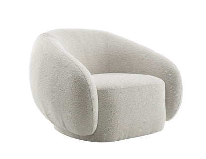 Isabel Chair Bouclé Upholstery with Swivel Base