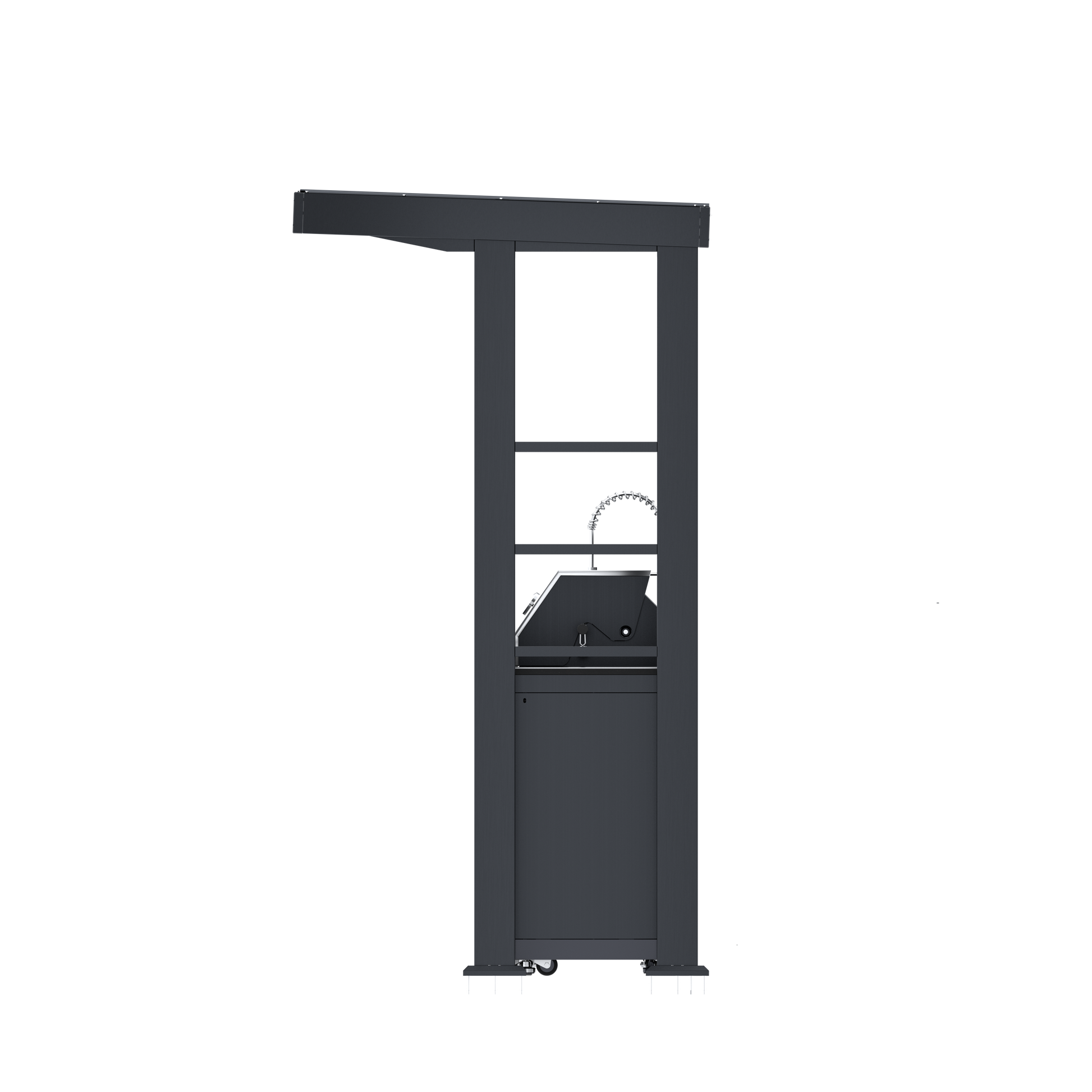 Outdoor kitchen grill HouseOfZazla, 94-Inch 6-Burner deluxe stainless steel gas BBQ on Tampa Home & Garden Store