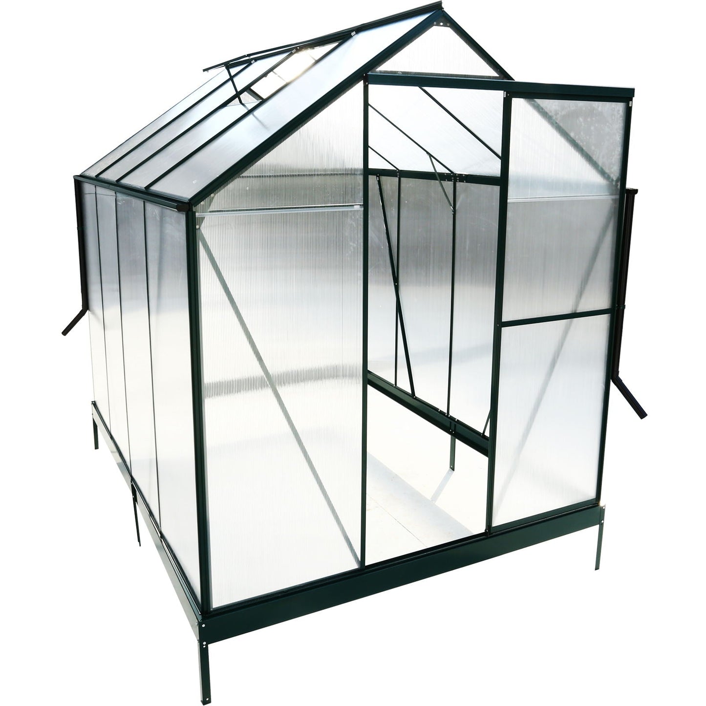 Heavy Duty Polycarbonate Greenhouse Kit and Door