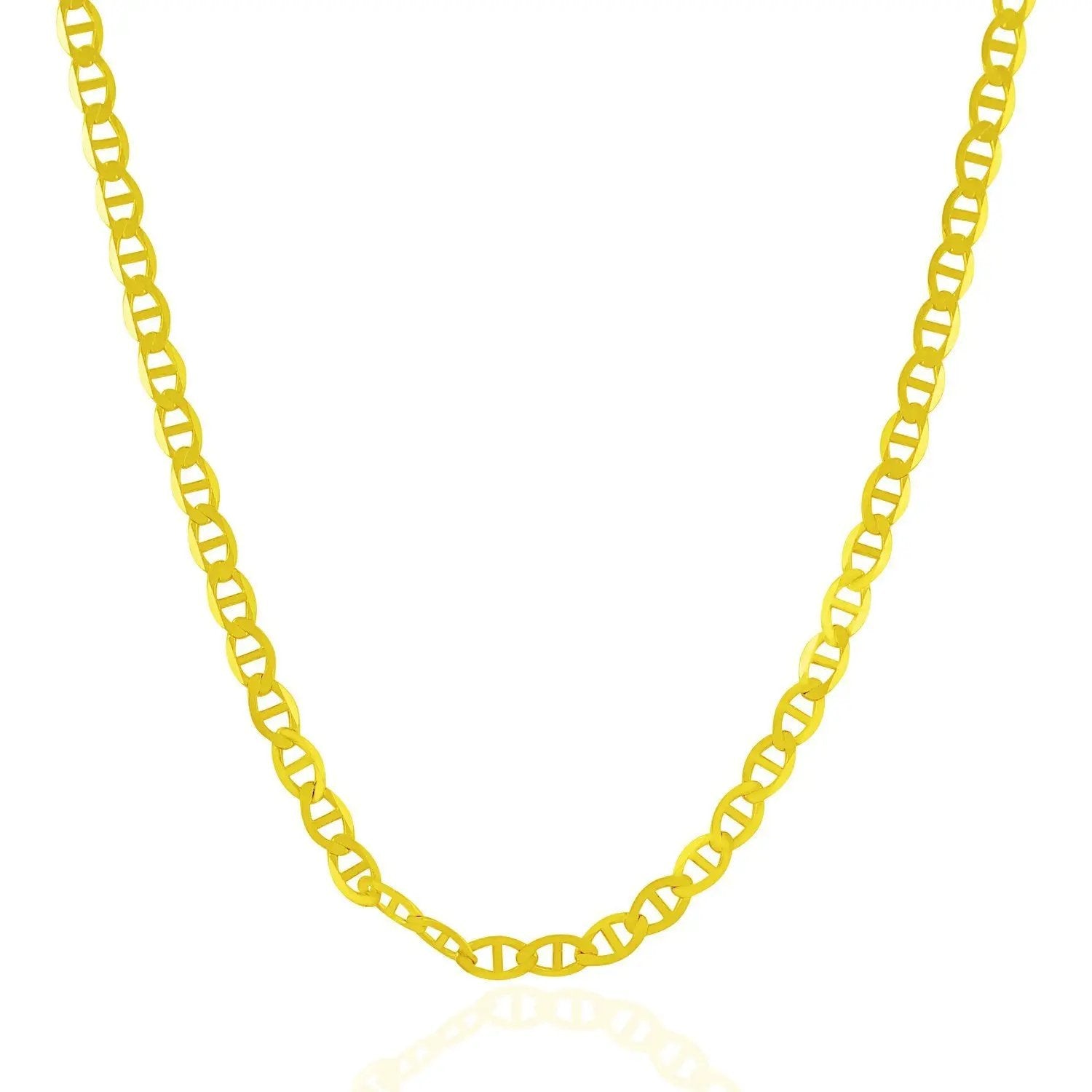 4.5mm 10k yellow gold mariner link chain necklace on Tampa Home & Garden Store