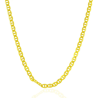 4.5mm 10k yellow gold mariner link chain necklace on Tampa Home & Garden Store