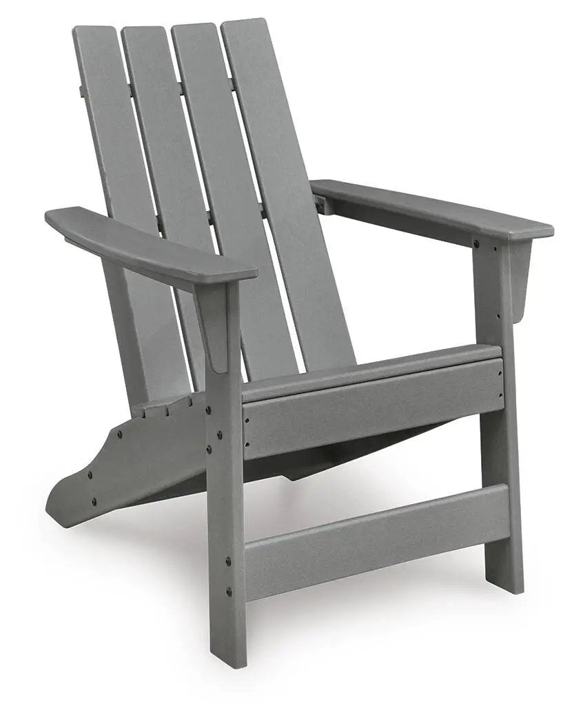 Cove Beach Adirondack Chair gray by Unique Piece Furniture outdoor wooden slat design on Tampa Home & Garden Store