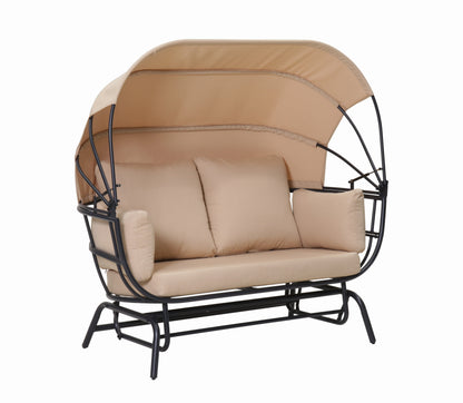 2 Person Outdoor Swing Chair and Canopy