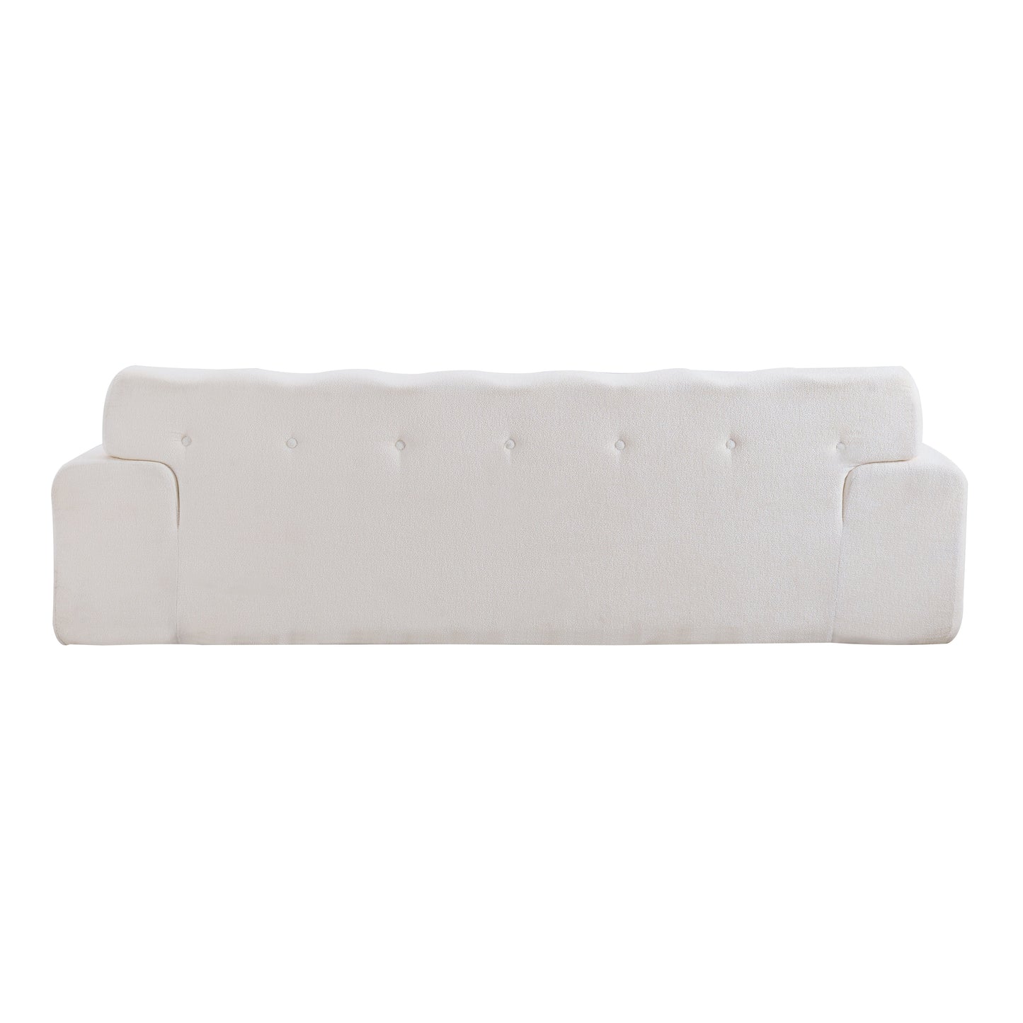 Cloud Chenille Three Seater Sofa with Tufting