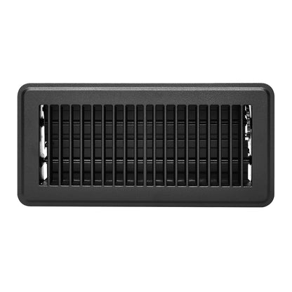 Floor register 4x10 iron vent grille HouseOfZazla black metal 12-pack on Tampa Home & Garden Store