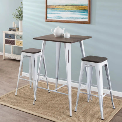 Oregon Contemporary Barstools Set of 2 Durable