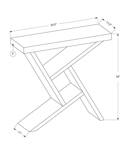 Accent Console Table Entryway with Spacious Top