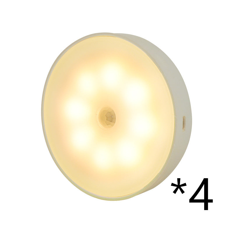 LED Motion Sensor Puck Lights 4-pack UpTrend Deals, rechargeable, wireless USB, warm white on Tampa Home & Garden Store