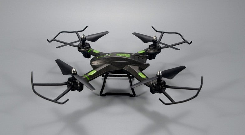 X52 Wide Angle HD Camera Drone black quadcopter toy glider with green accents Sell My Stuff on Tampa Home & Garden Store