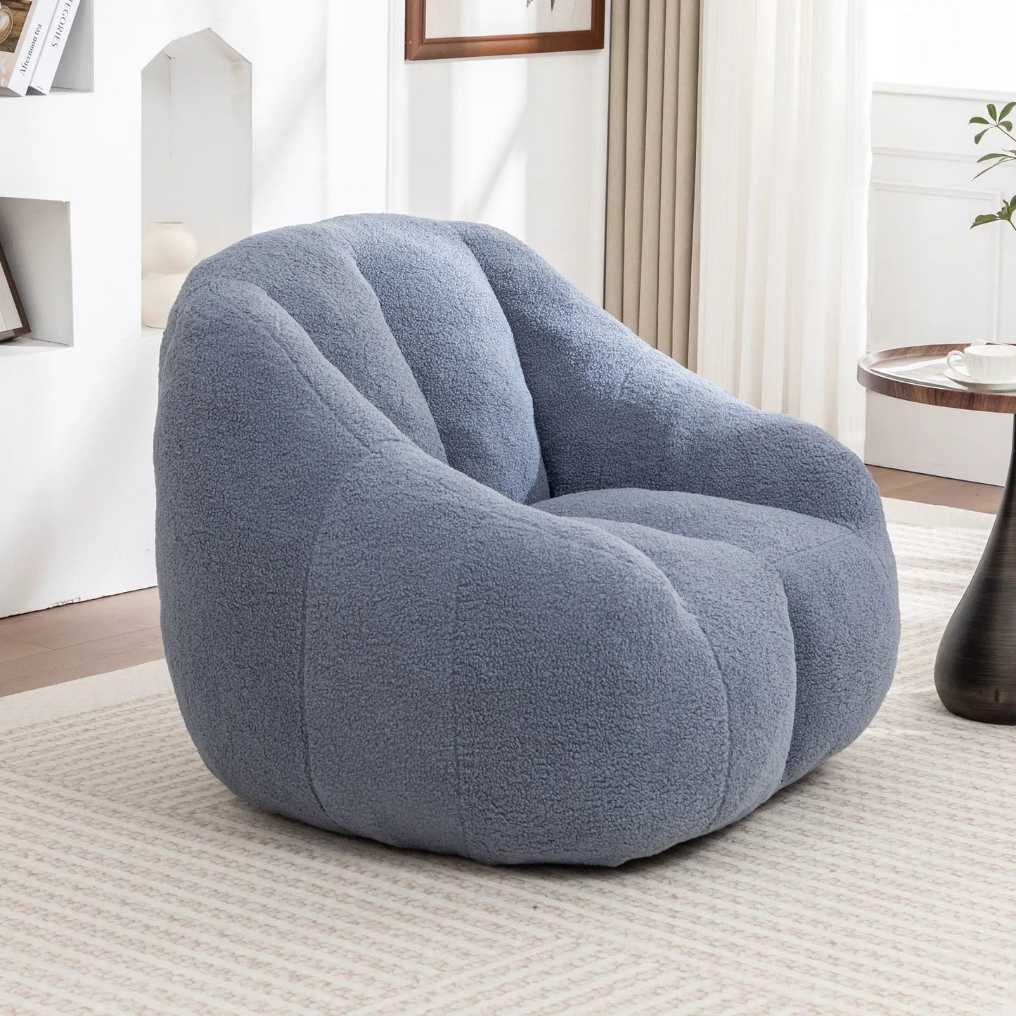 Comfy Bean Bag Chair with Memory Foam Filler