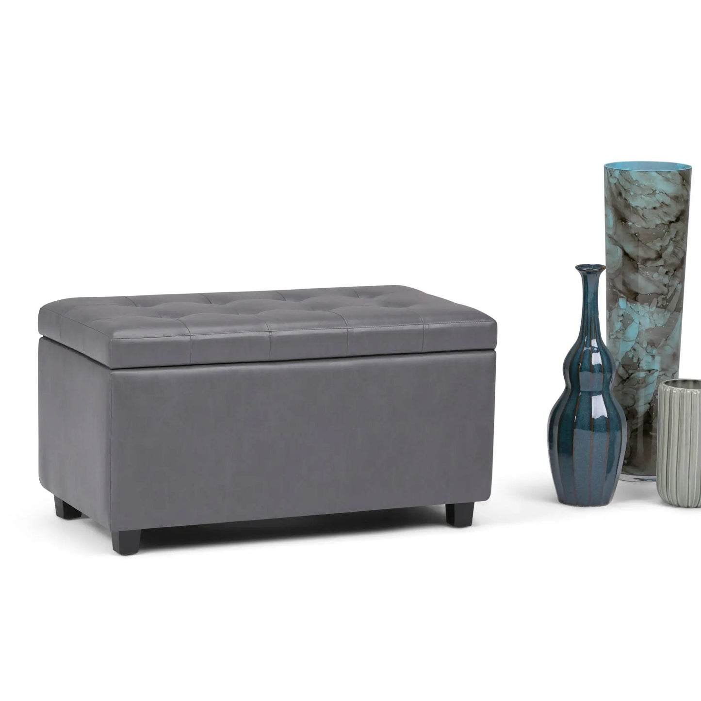 Cosmopolitan Upholstered Storage Ottoman Bench