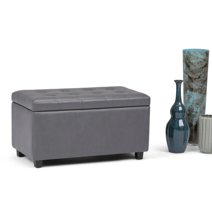 Cosmopolitan Upholstered Storage Ottoman Bench