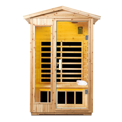 Two Person Far Infrared Fir Sauna with Bluetooth