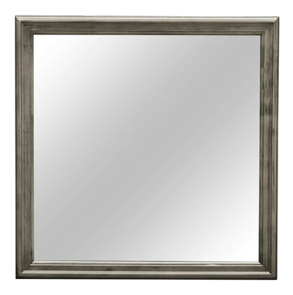 Traditional wall mirror with a distressed metallic frame by Unique Piece Furniture on Tampa Home & Garden Store
