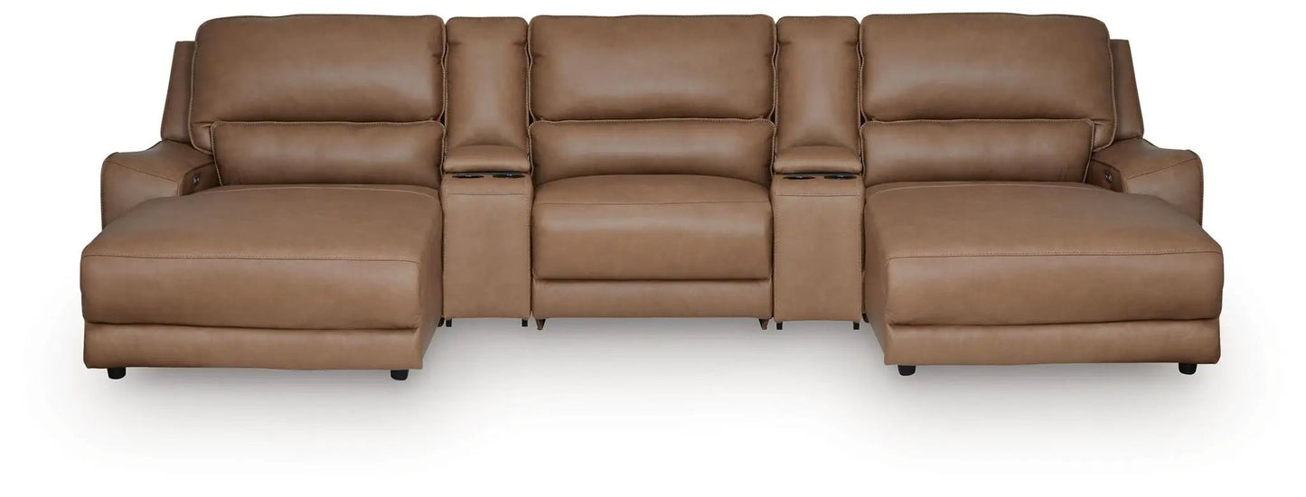 DeepWakes Power Reclining Sectional with Chaise