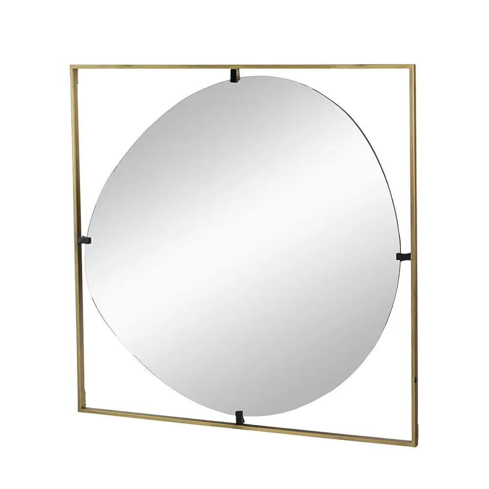 Poppy Mirror With Metal Frame Design Bathroom