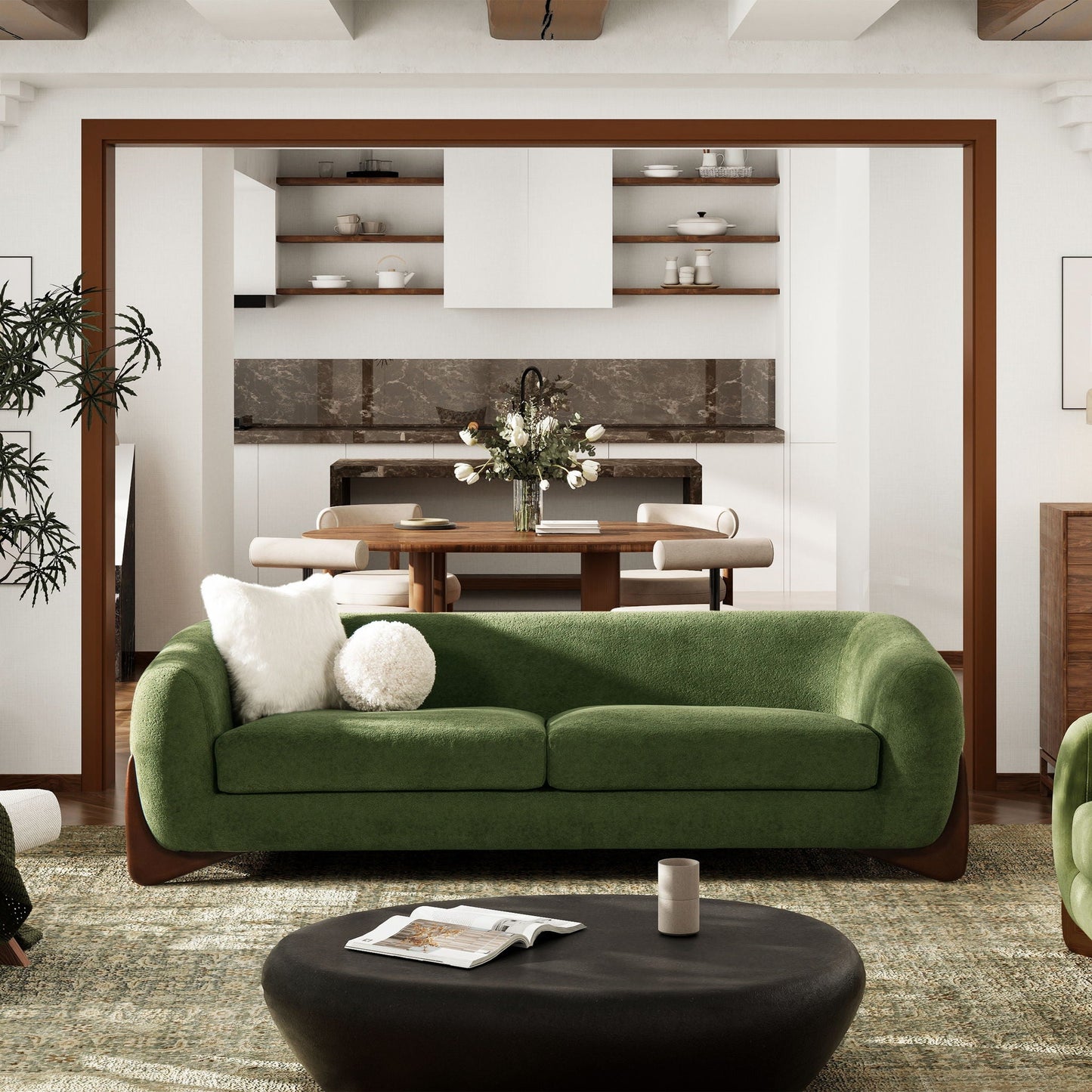Premium Alpine and Luxurious Sherpa Sofa