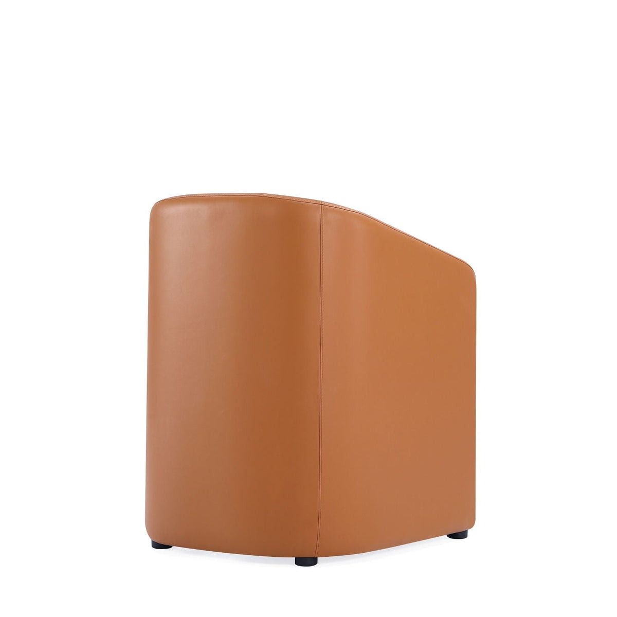 Anna and Modern Round Vegan Dining Armchair