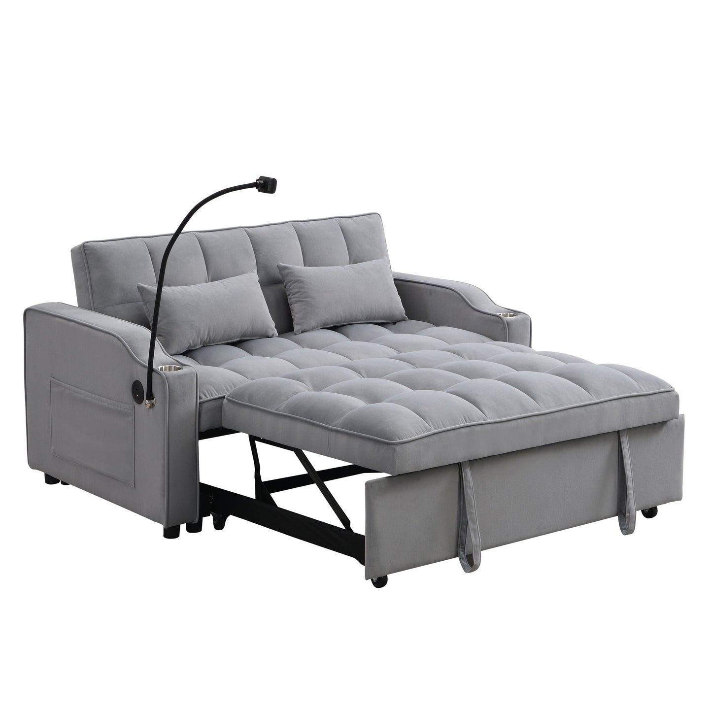 Modern Loveseat and Pullout Bed for Small Spaces