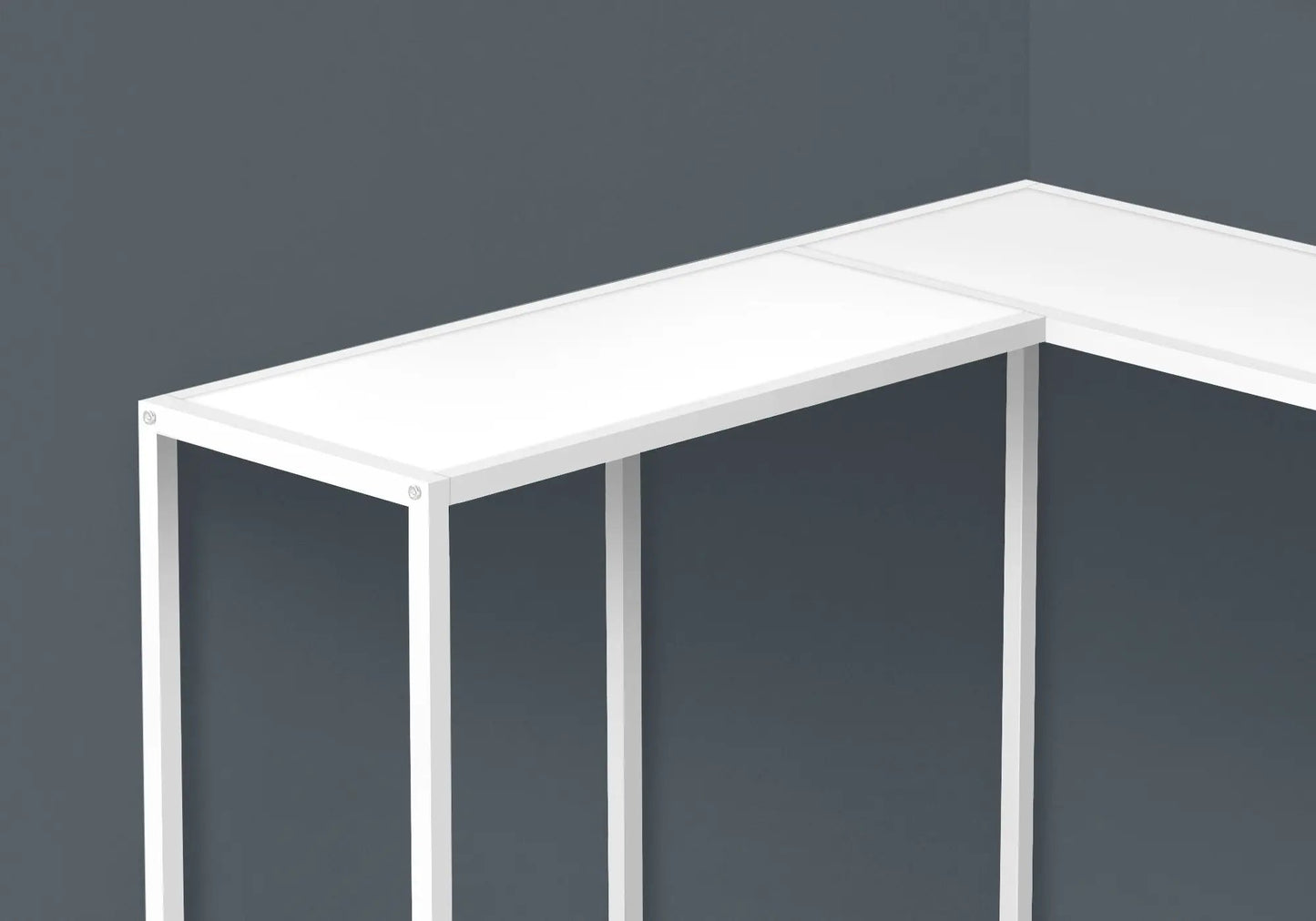 Corner Console Table With L Shaped Design
