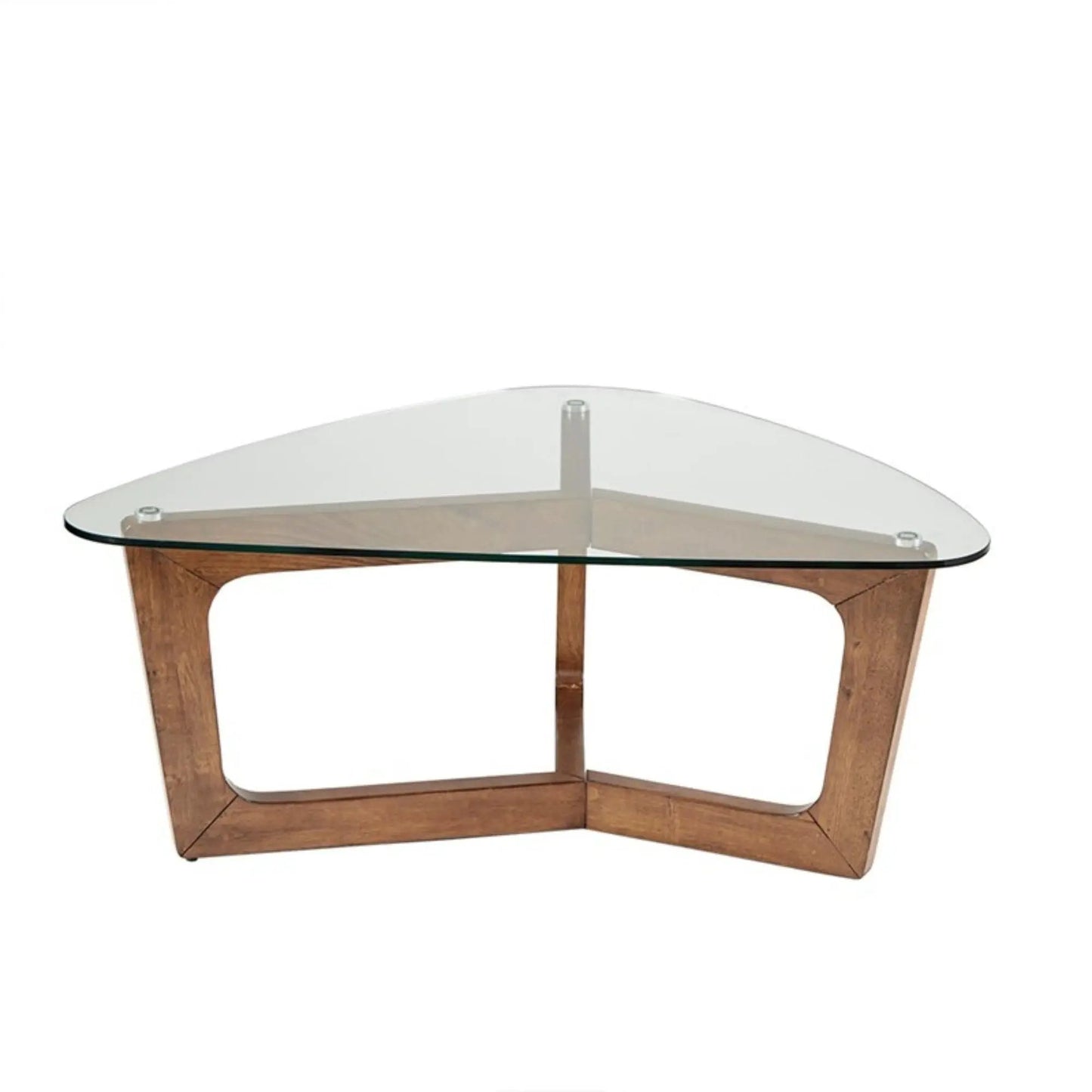 Walker Brown Coffee Table With Mid Century Design