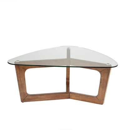 Walker Brown Coffee Table With Mid Century Design