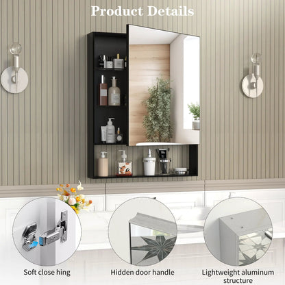Medicine Cabinet With Mirror for Bathroom