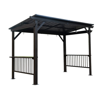 Durable 6.5x12FT Hardtop And Patio Grill Gazebo