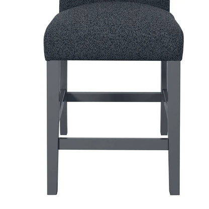 Ariya Bar Stools Set of Two in Dark Gray