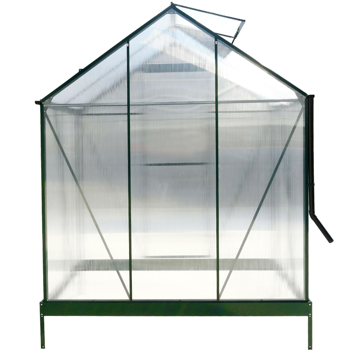 Heavy Duty Polycarbonate Greenhouse Kit and Door