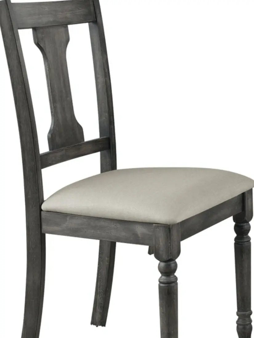 Wallace Side Chair Set Of 2 Tan Weathered Gray