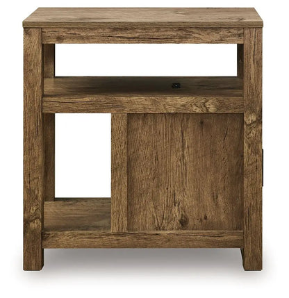 Fendenmore Chair Side End Table With USB Ports