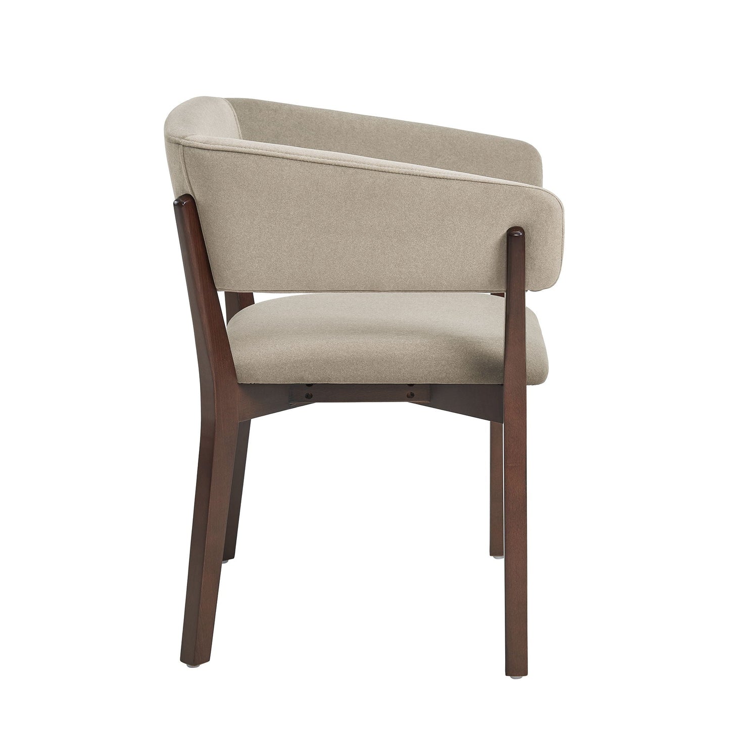 Blake Solid Beech Wood Modern Dining Armchair