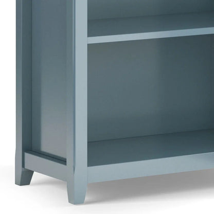 Amherst Five Shelf Bookcase Handcrafted Wood