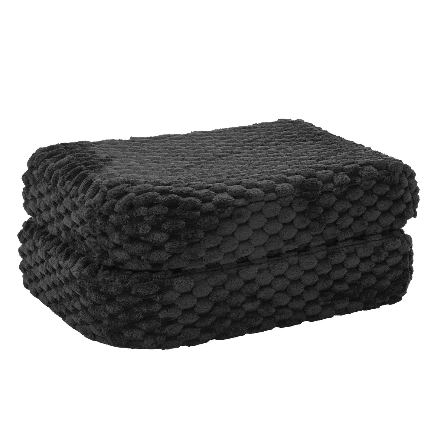 Modular sectional sofa boneless couch by HouseOfZazla plush charcoal gray shag fabric close-up on Tampa Home & Garden Store
